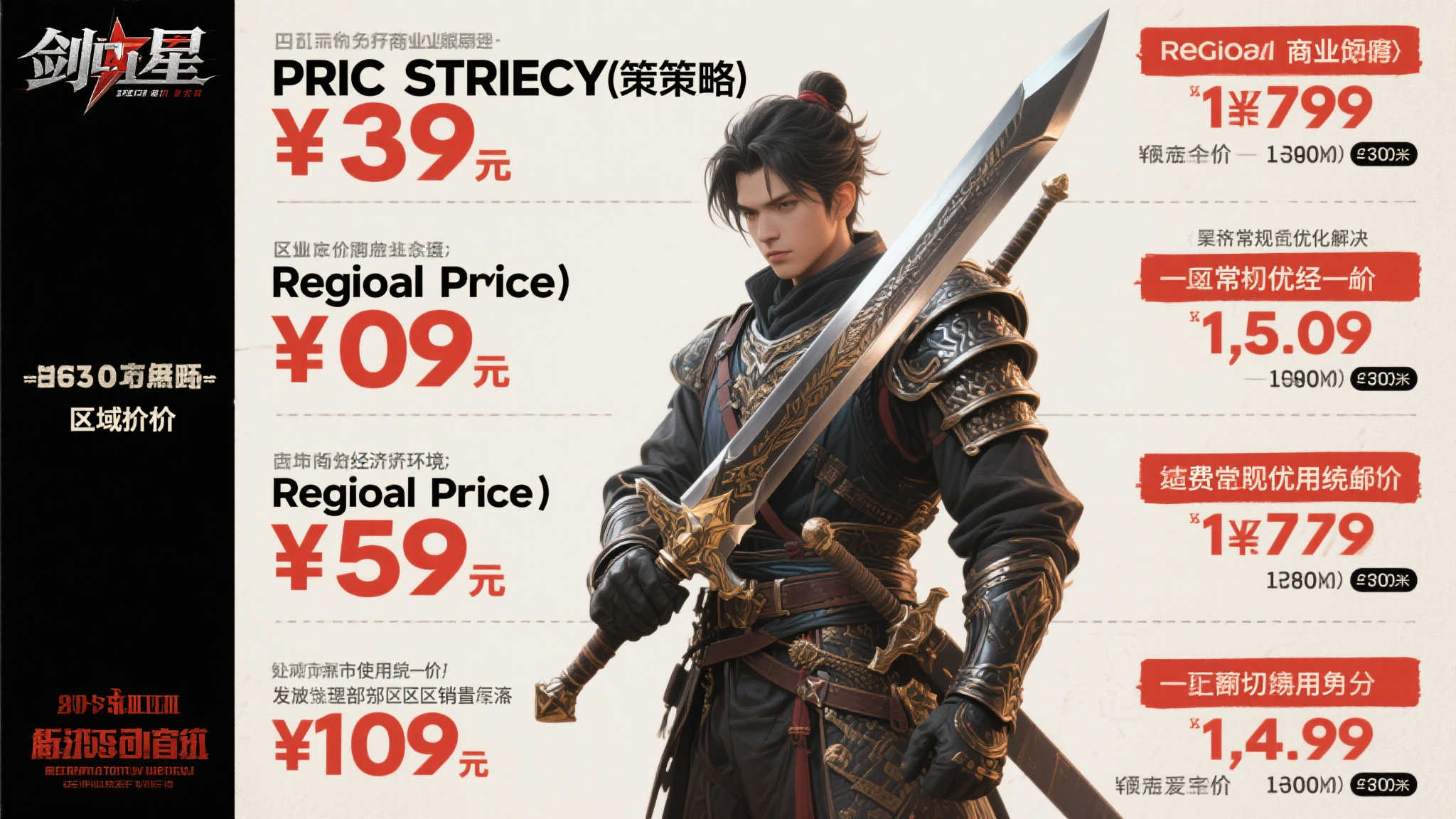 尽管表面上看，《剑星》的pricing 