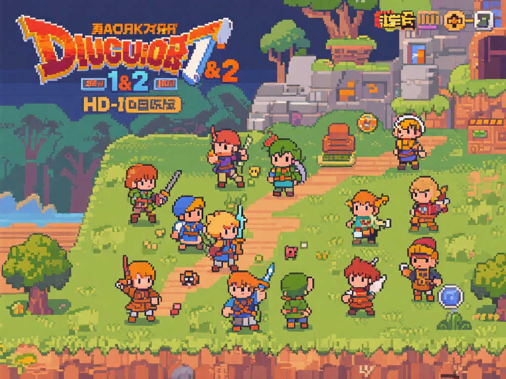 SQUARE ENIX揭晓《勇者斗恶龙 1 & 2》HD-2D重制版新篇章
