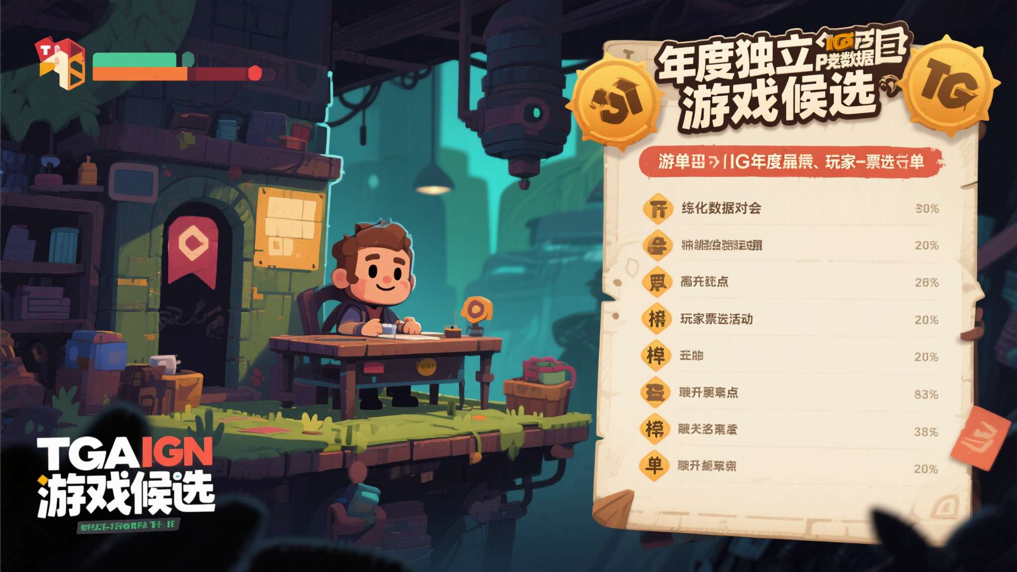 从目前的综合数据来看，该游戏已经在多个"年度独立游戏候选"榜单中高居前列。无论是