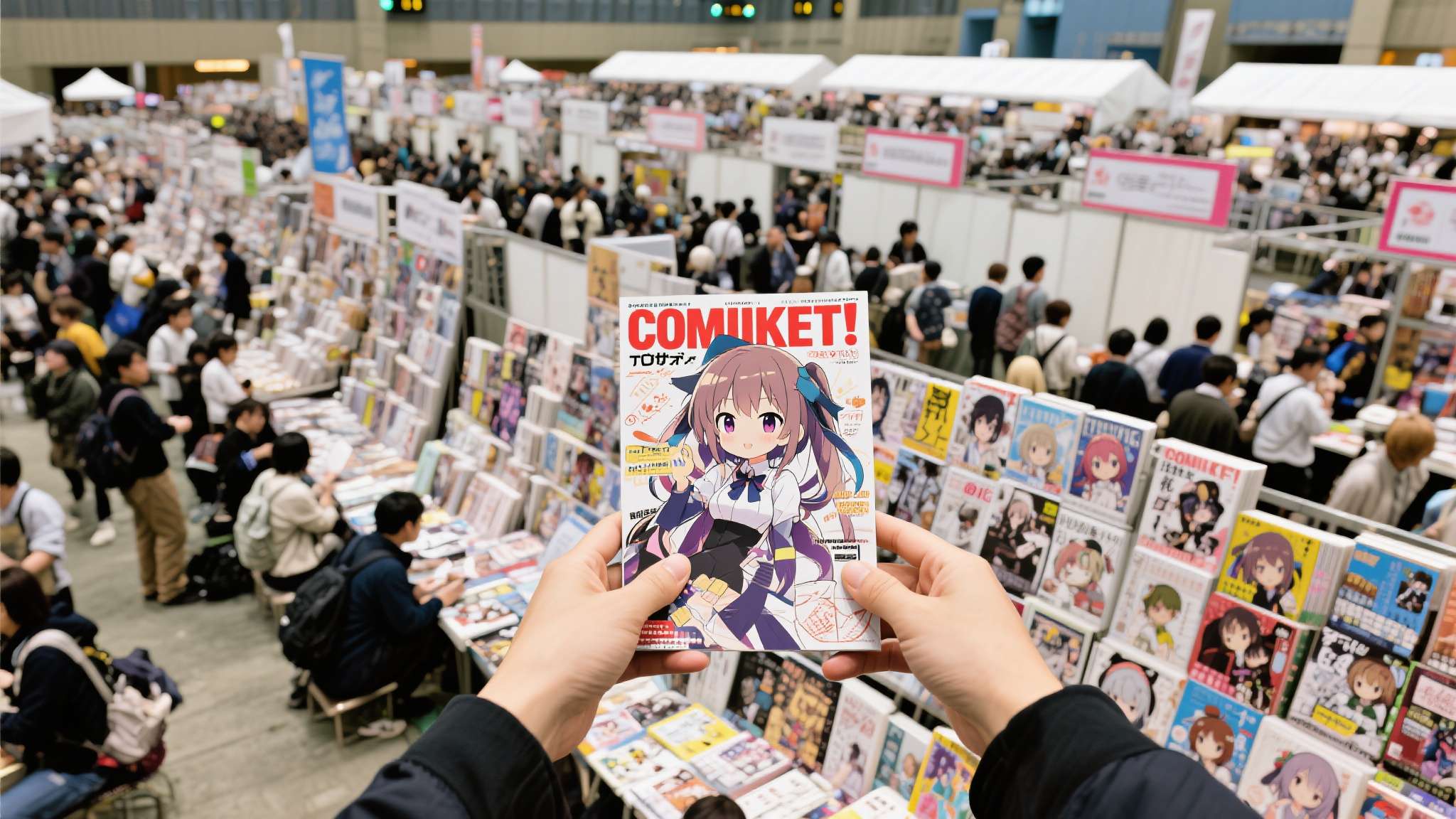 追究成本远超收益。 日本每年仅Comiket（同人展）就有数十万本同人志流通，若